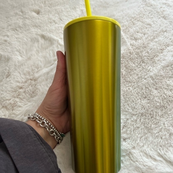 Starbucks Summer 2022  ‘Lime Puffy Speckled Lid’- stainless steel  - NWT - Picture 3 of 4